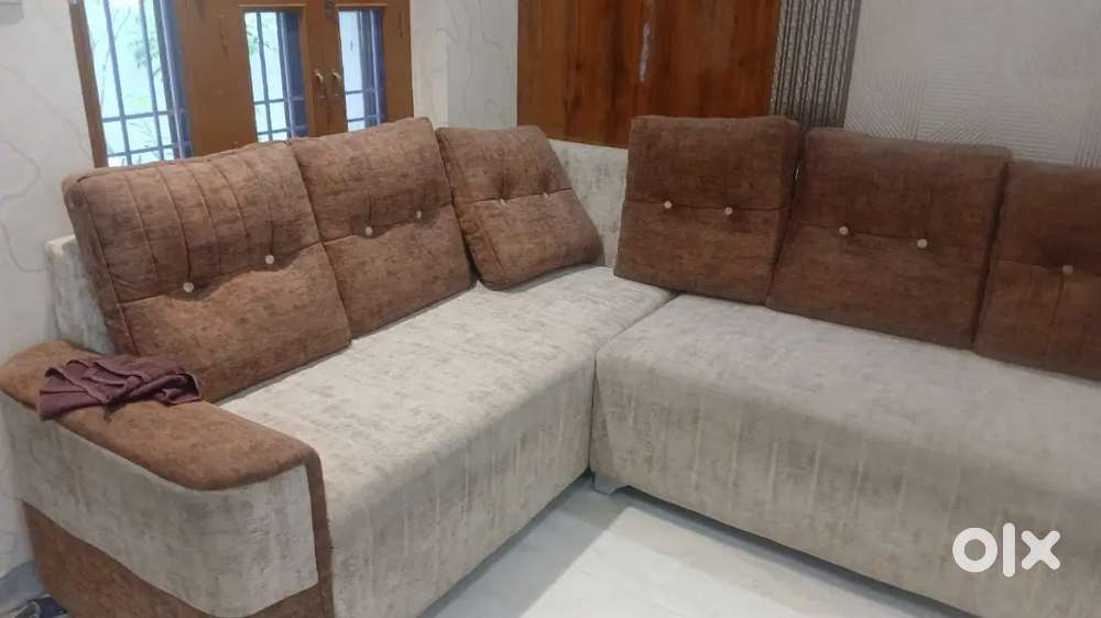 Luxury 9 seater sofa with dual colour