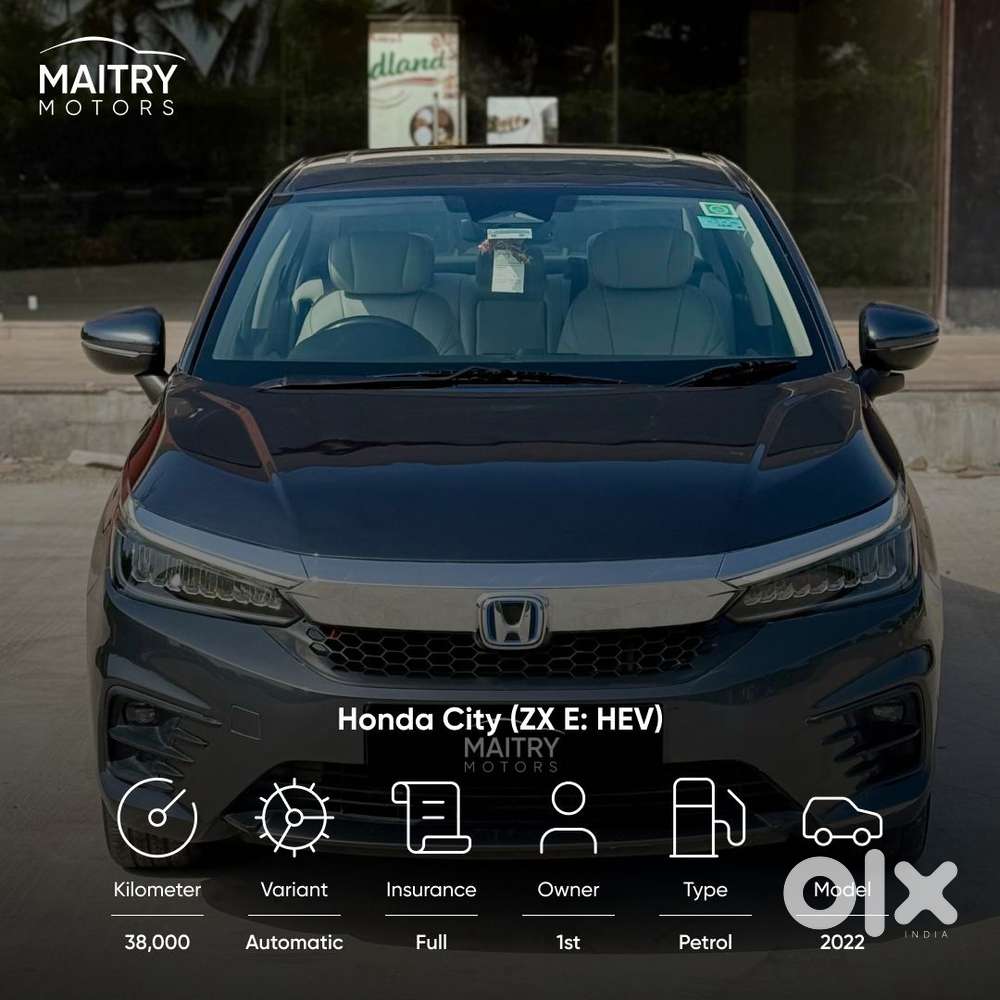 Honda City Hybrid Ehev Zx, 2022, Petrol