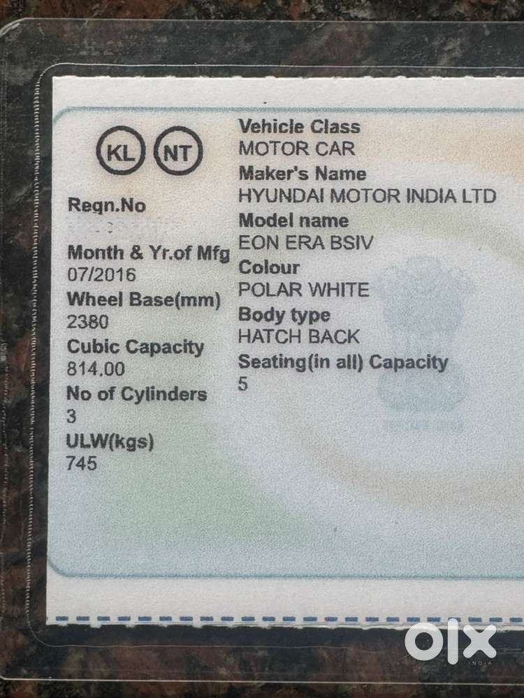 Hyundai Eon Petrol 2016