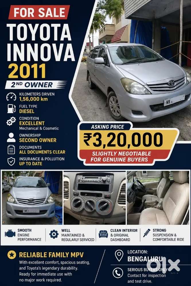 Toyota Innova Diesel 2011 Car