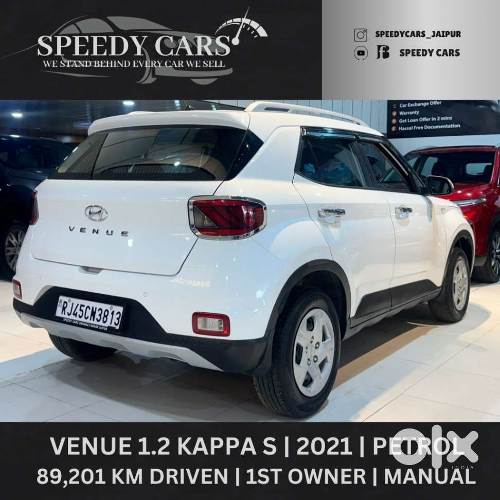Hyundai Venue S 1.2 Petrol, 2021, Petrol
