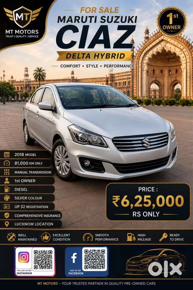 Maruti Suzuki Ciaz 1.5 Delta Shvs Amt, 2018, Petrol
