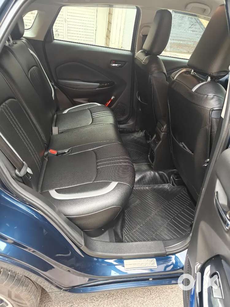Baleno Car 2024 Top End Alpha Model Blue Color Single Owner