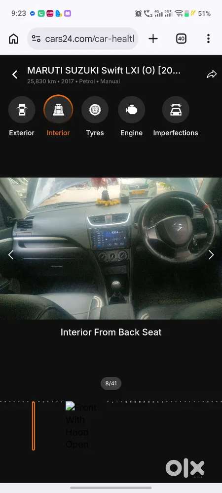Maruti Swift Lxi 2017
