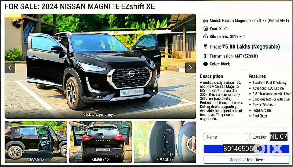 Nissan Magnite 2024 Petrol 3897 Km Driven