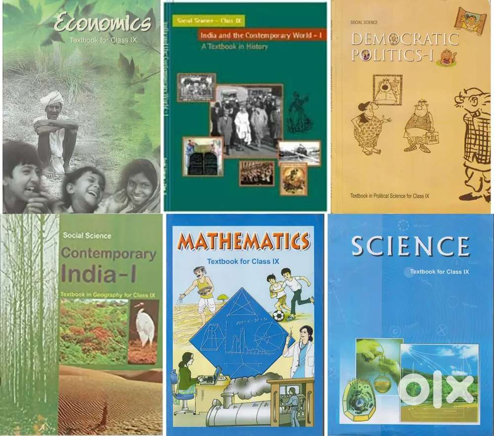 Class 9th all book available with side book also in very good conditio