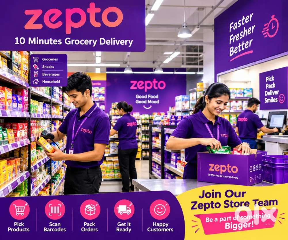 HR-shailaja  Immediate Joiners Required for Zepto Picking & Packing