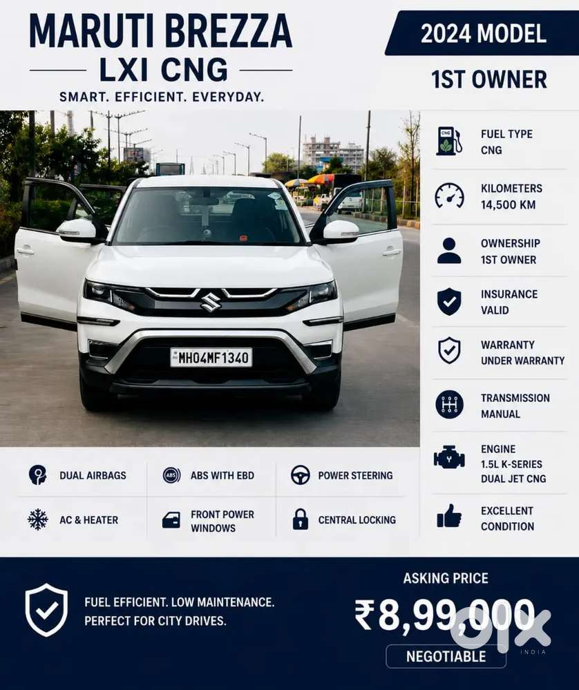 Maruti Suzuki Brezza Lxi (0) 2024