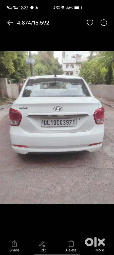 Hyundai Xcent 2015 Petrol 60000 Km Driven