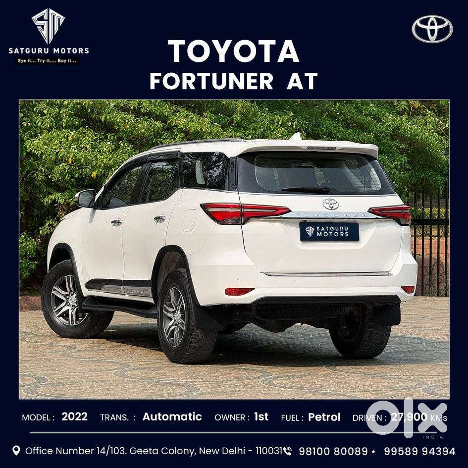 Toyota Fortuner 4x2 At 2.7 Petrol, 2022, Petrol