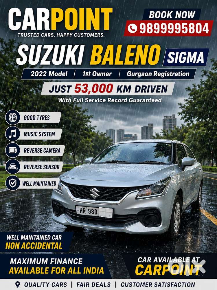 Maruti Suzuki Baleno Sigma, 2022, Petrol