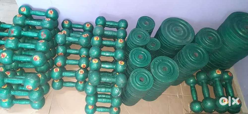 Brand New Cast Iron Dumbells