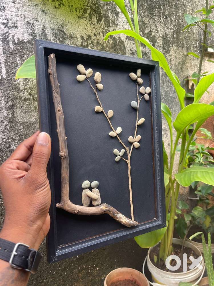 Pebbles artwork photoframe