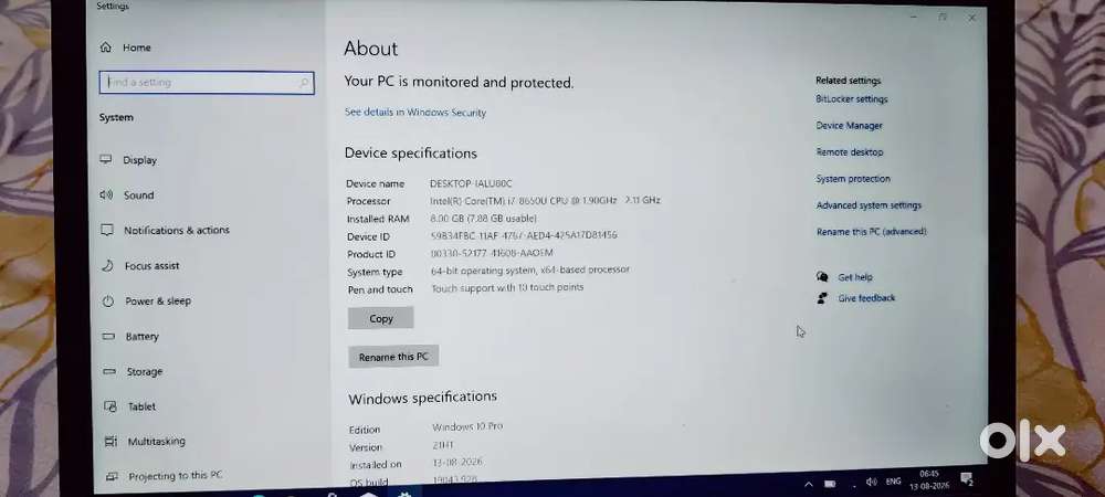 Dell Latitude 7490 i7 Touch 14