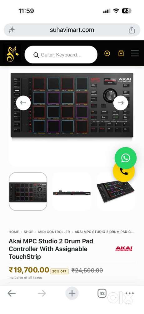 Akai mpc studio 2 brand new - Musical Instruments in undefined