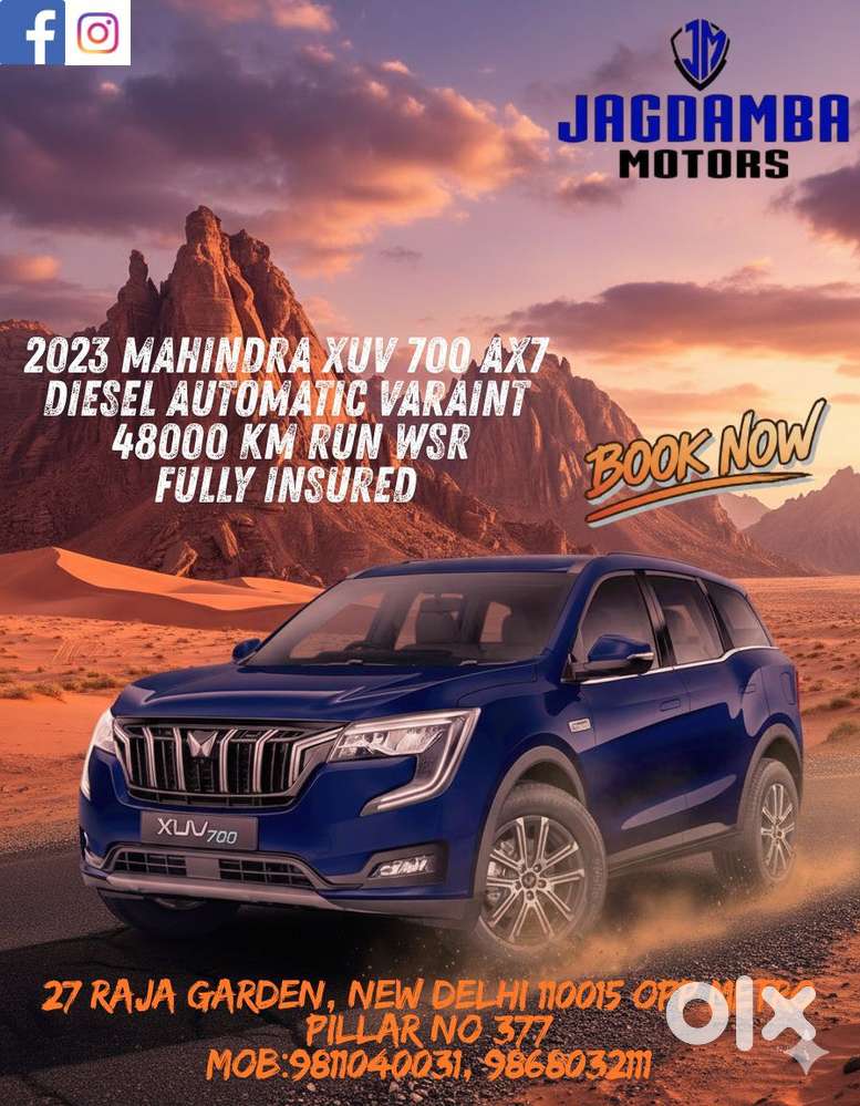 Mahindra Xuv700 2.2 Ax 7 Diesel At Str, 2023, Diesel