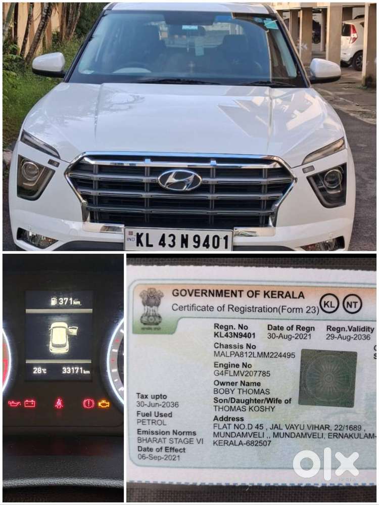Hyundai Creta 2021 Petrol 34000 Km Driven