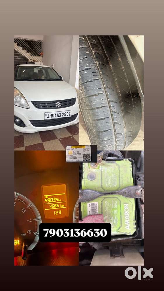 Swift Dezire,2013,tyre Btry New,personal Used,46km Running,urgent Sell