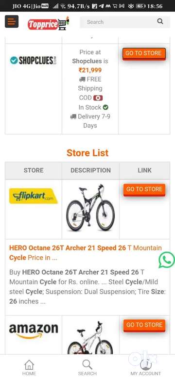 Octane mtb online cycle