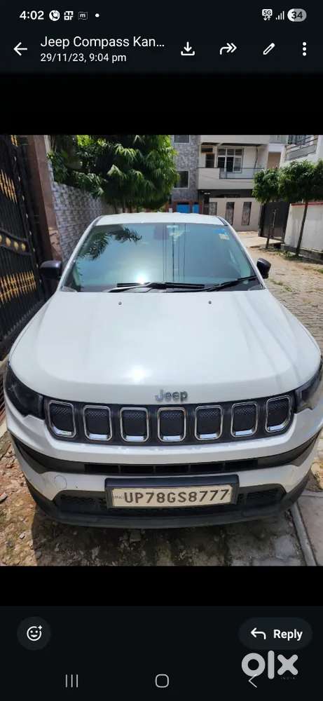 Jeep Compass 2021 Petrol 34000 Km Driven Fancy No. 8777