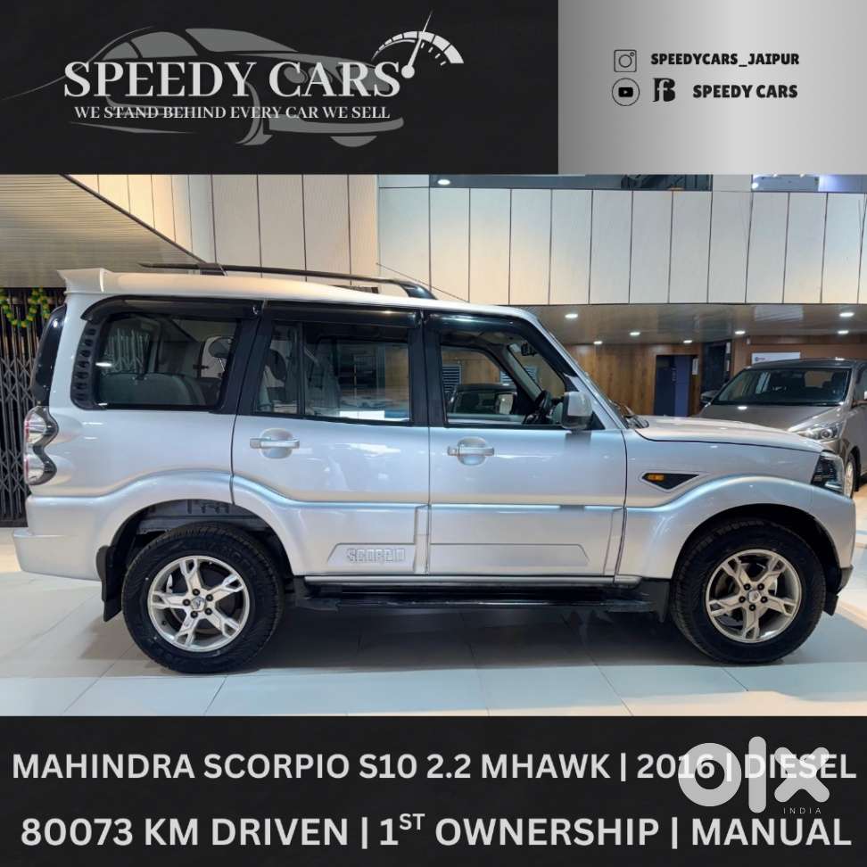 Mahindra Scorpio S10 7 Seater, 2016, Diesel