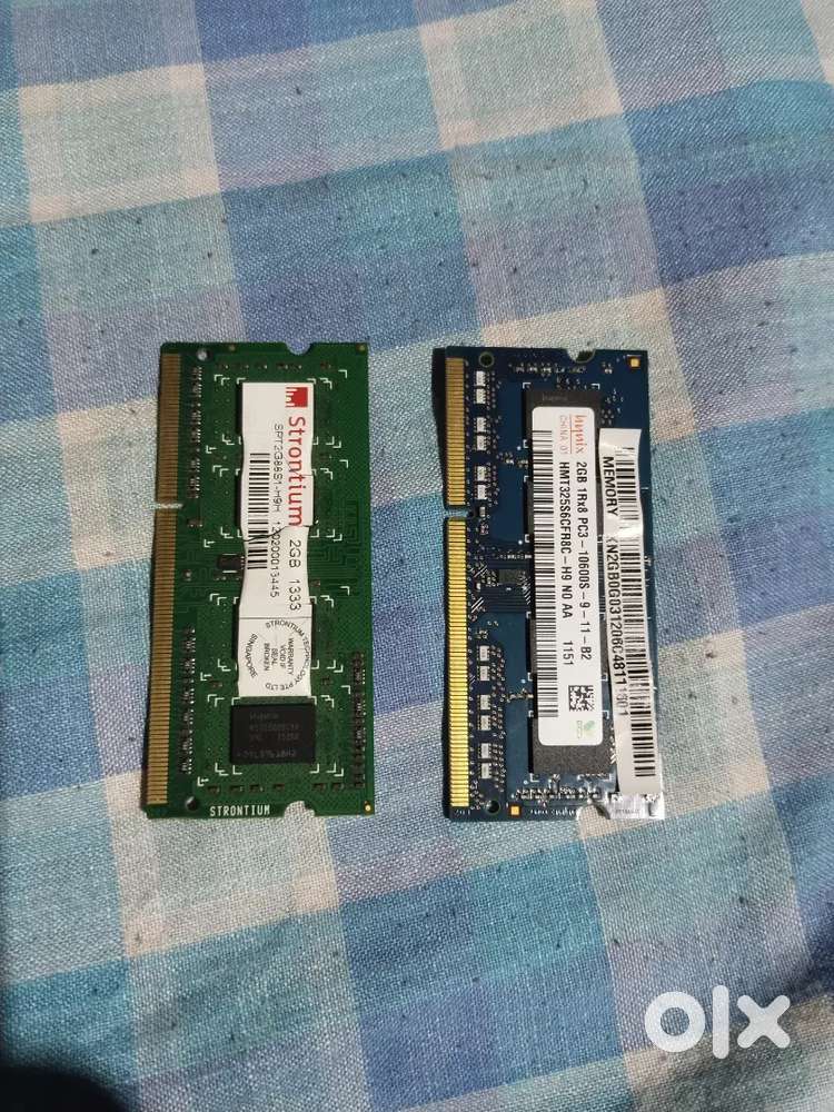 Ram ddr3 4gb 2&times;2 gb sk hynix and storntium