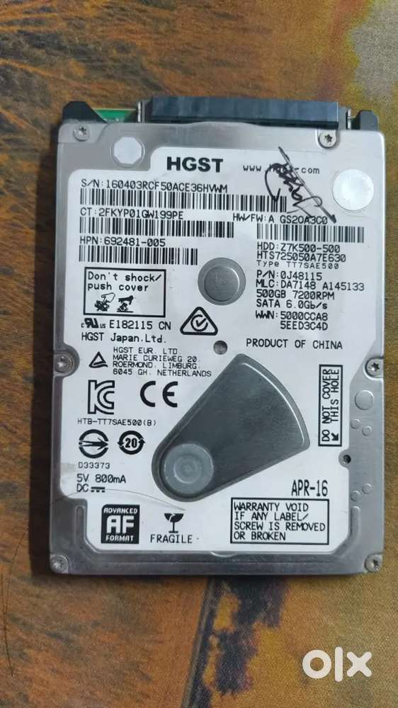 Hard Disk 500gb