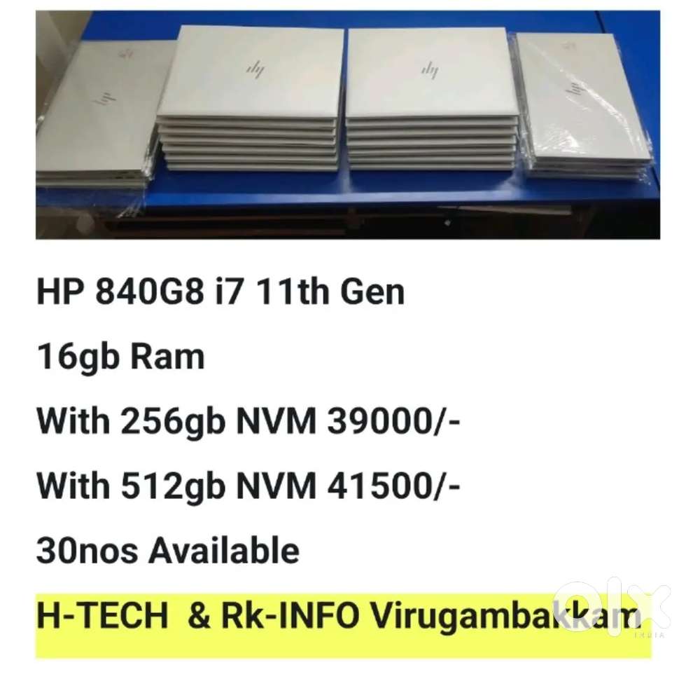 Hp Dell Lenovo Corporate laptops 15k to 55k Budget H-TECH Virugambakka