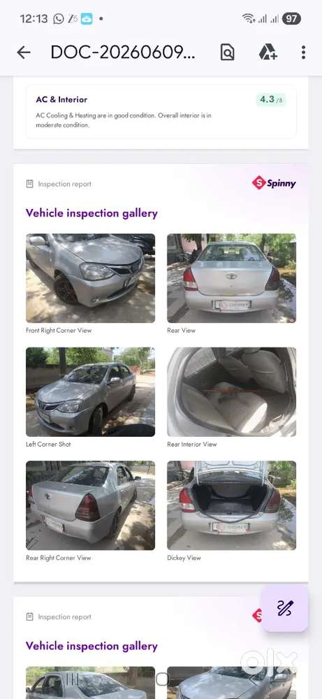 Toyota Etios 2017 Diesel 114000 Km Driven