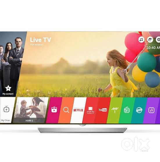 43” WEBOS LG ORIGNAL FRAMELESS APP LAUNCHER AND CARDS QUICK ACCESS