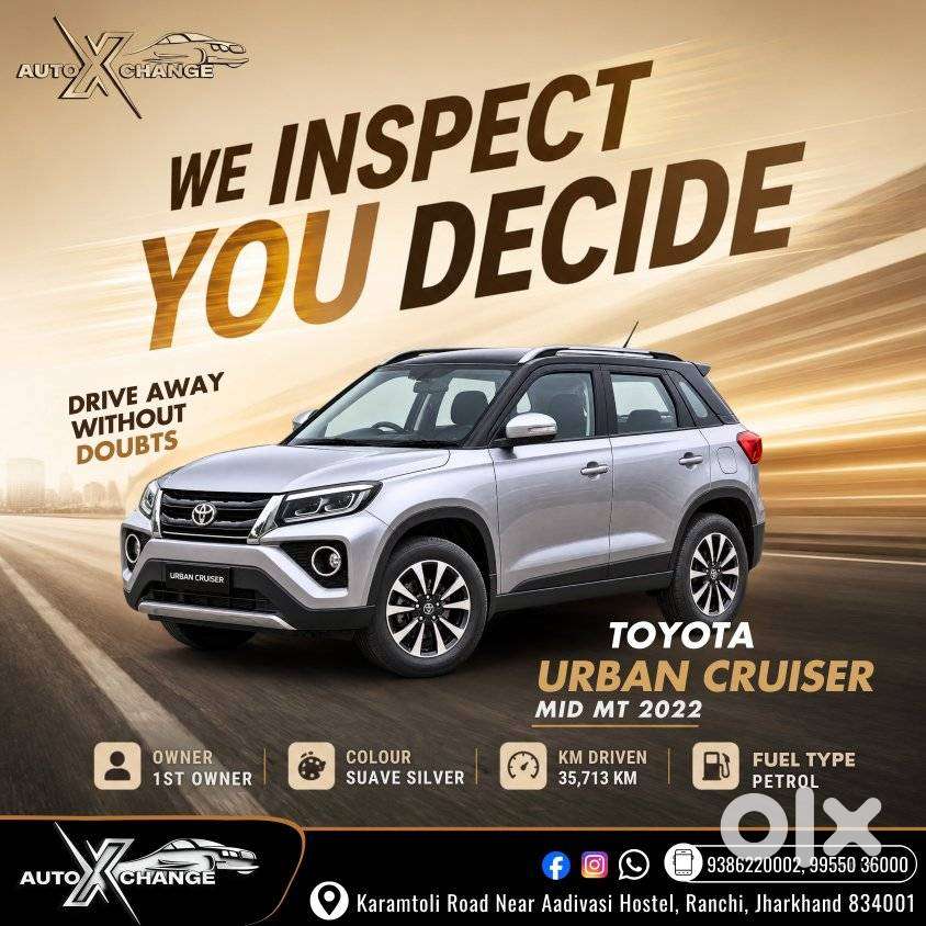 Toyota Urban Cruiser Cruiser Mid, 2022, Petrol