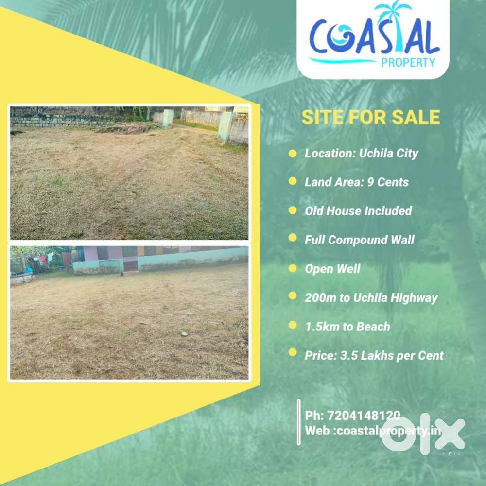 9cents Converted Land For Sale In Uchila City With Old House. Lands