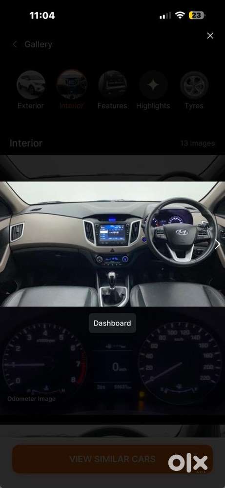 Hyundai Creta 2018  Top Model Sunroof 1.6 Vtvt Sx(o) Good Condition