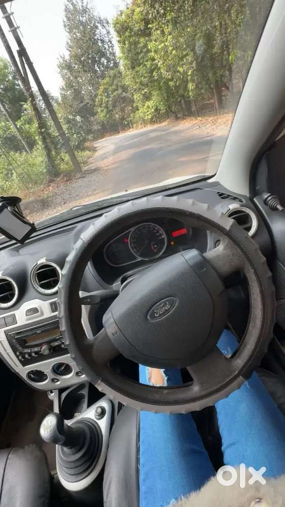 White Ford Figo