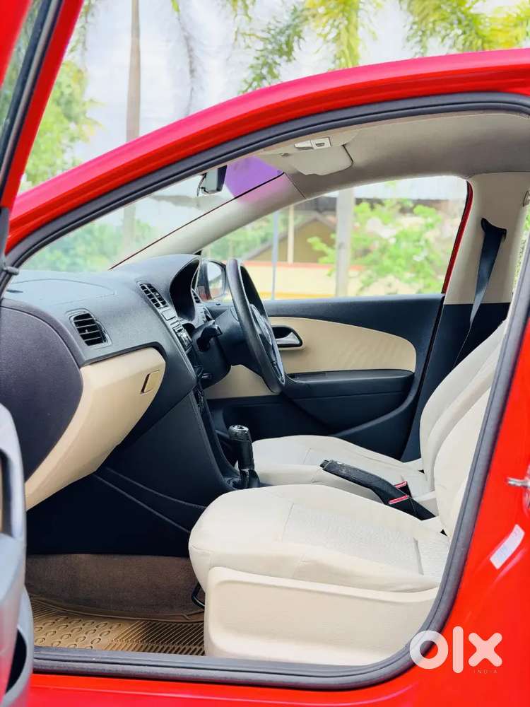 2010 Volkswagen Polo Petrol Flash Red Colour Well Maintained Kottayam