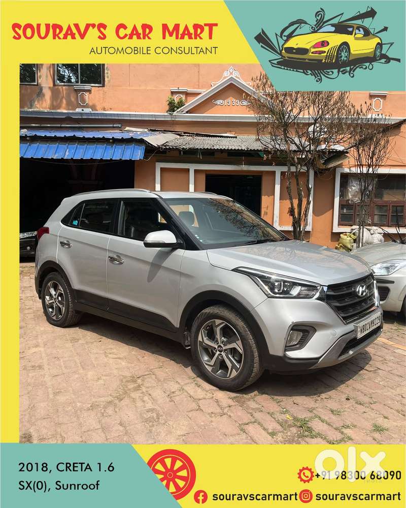 Hyundai Creta 1.6 Sx (o), 2018, Petrol