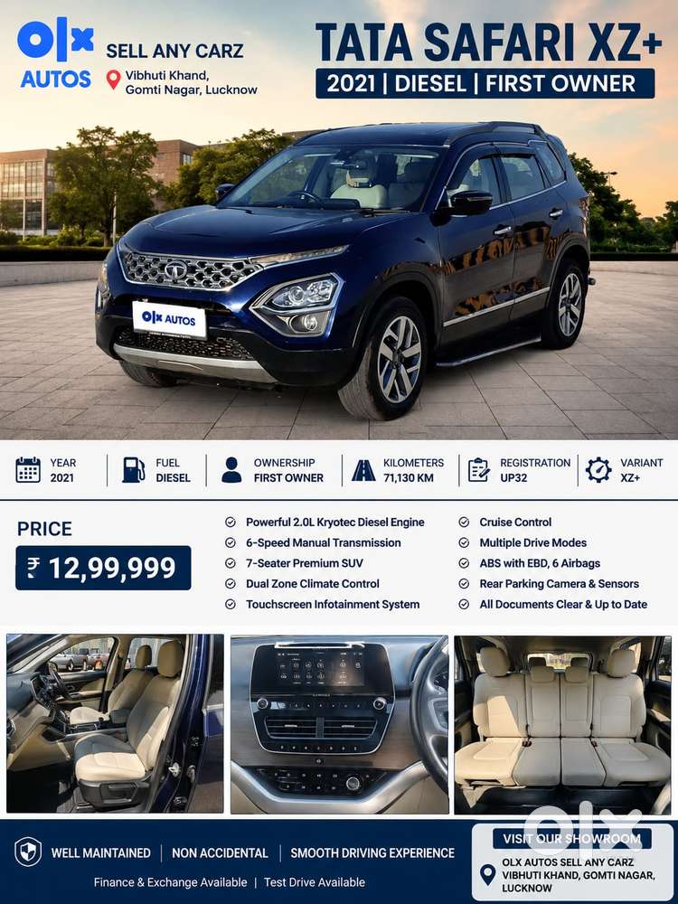 Tata Safari 2.0 Kryotec Xz Plus, 2021, Diesel