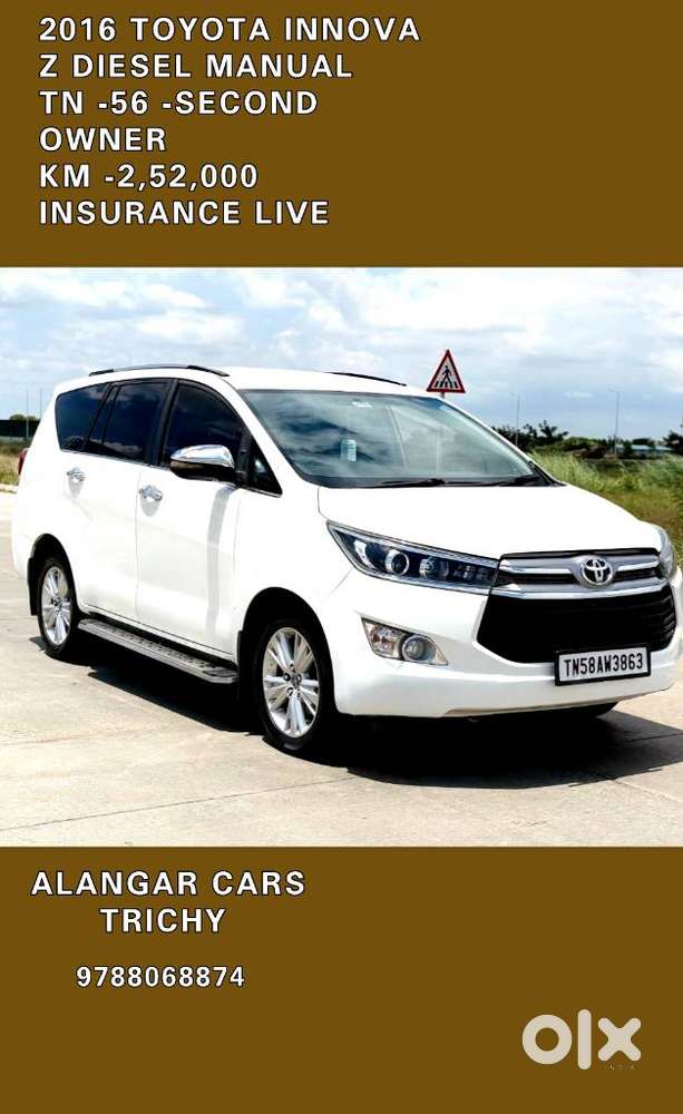 Toyota Innova Crysta 2.5z, 2016, Diesel