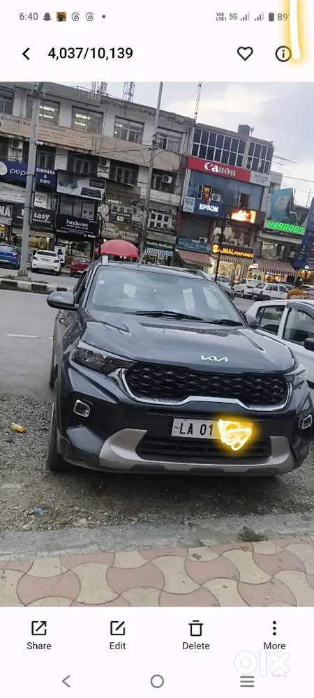 Kia Sonet Htk Plus For Sale In Good Condition