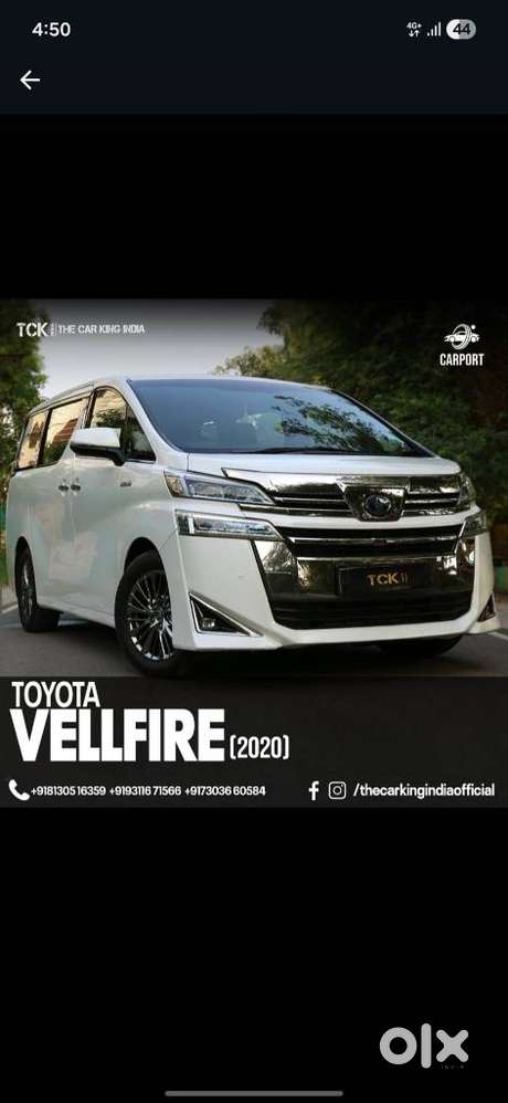 Toyota Vellfire 2.5 Executive Lounge, 2020, Petrol
