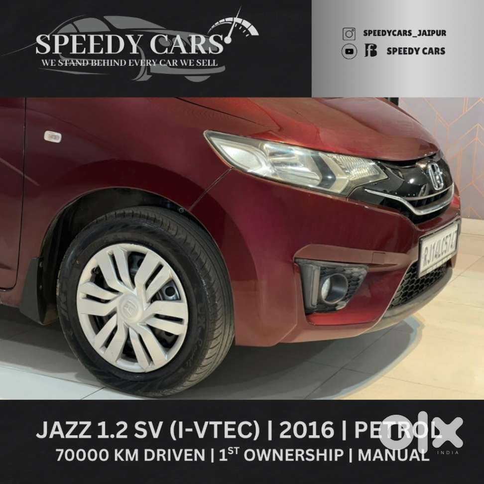 Honda Jazz 1.2 Sv I Vtec, 2016, Petrol