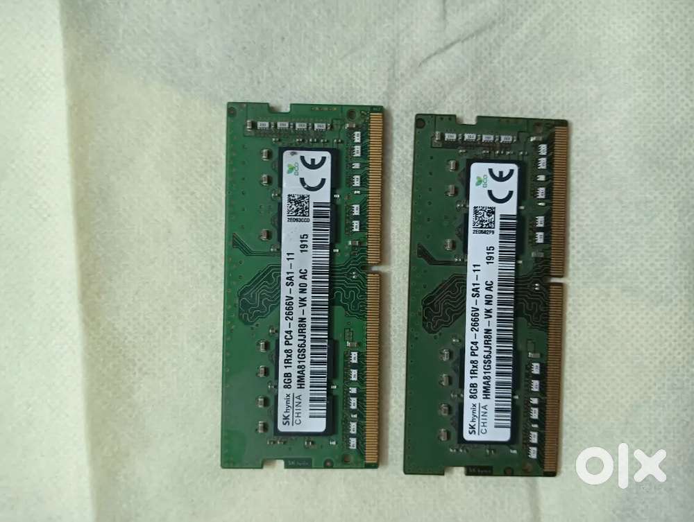 SATA M.2 SSD and DDR4 laptop RAM