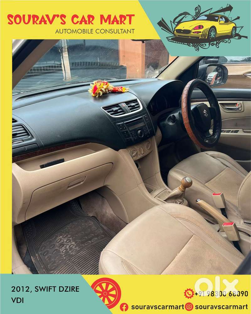Maruti Suzuki Swift Dzire Vdi, 2012, Diesel
