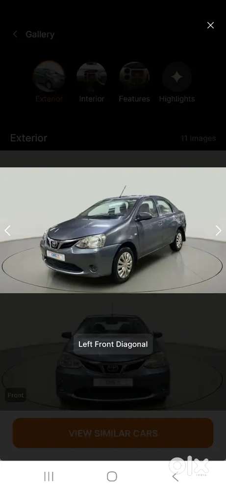 Toyota Etios 2015 Petrol 70439 Km Driven