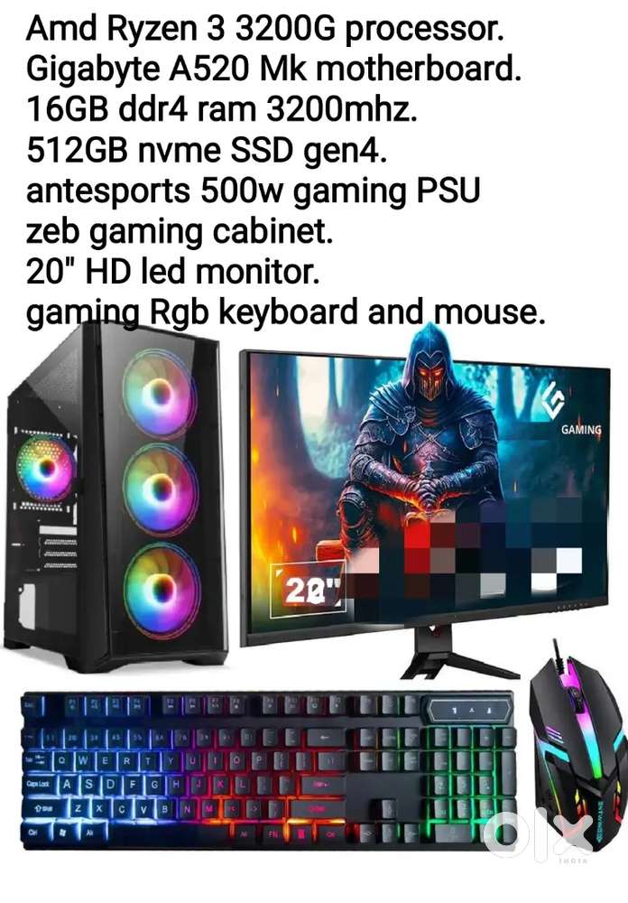 AMD Ryzen3 Mem16G SSD256G+HDD2TB Win10