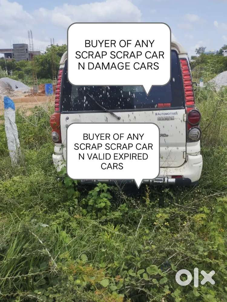 WE DEAL WITH ANY SCRAP SCRAP CAR N VALID EXPIRED CARS N WASTE CARS