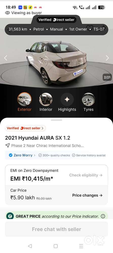 Second Highest Model Sx