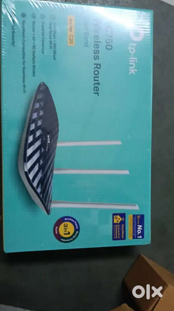 TP-Link Archer C20 AC750 Dual-Band Wi-Fi Router seal back