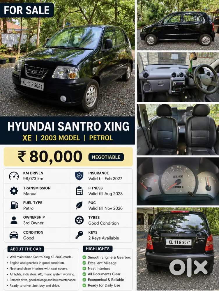Hyundai Santro Xing Xe Petrol