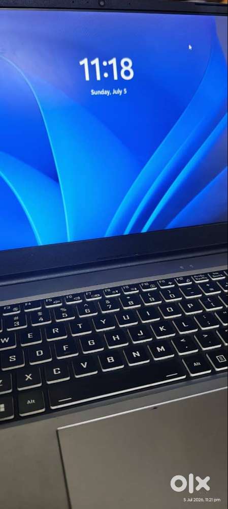 Laptop i5-11 gen, 256GB NVME, 8GB RAM -RDP